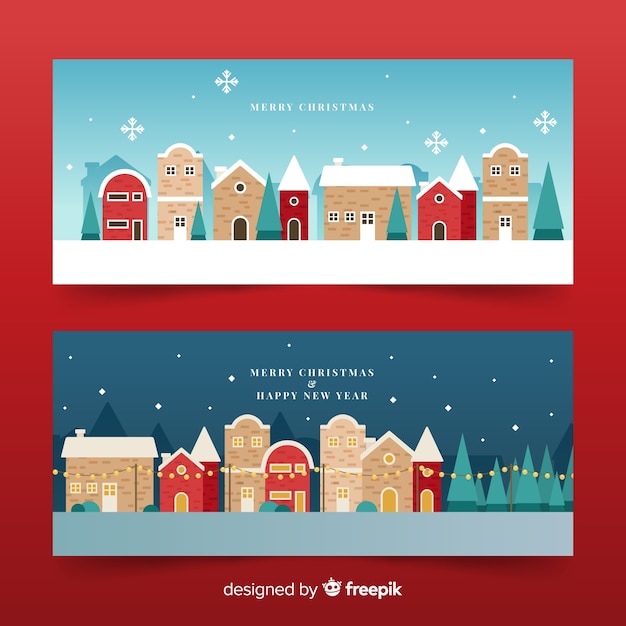 Christmas greeting banner