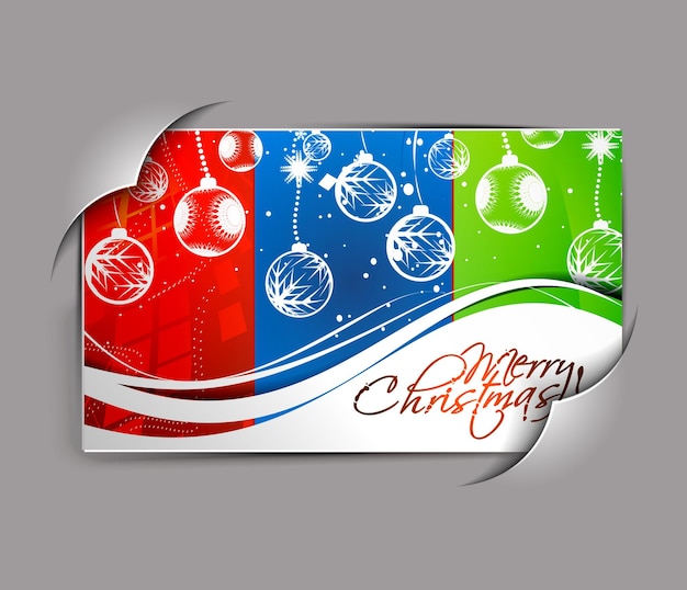 Christmas greeting card design