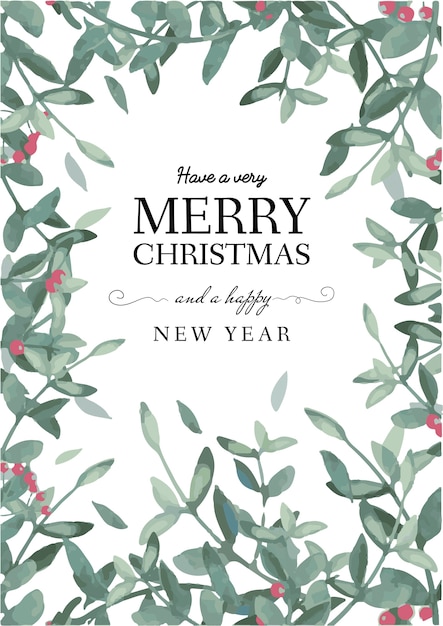 Download Free Christmas greeting card template vector SVG DXF EPS ...