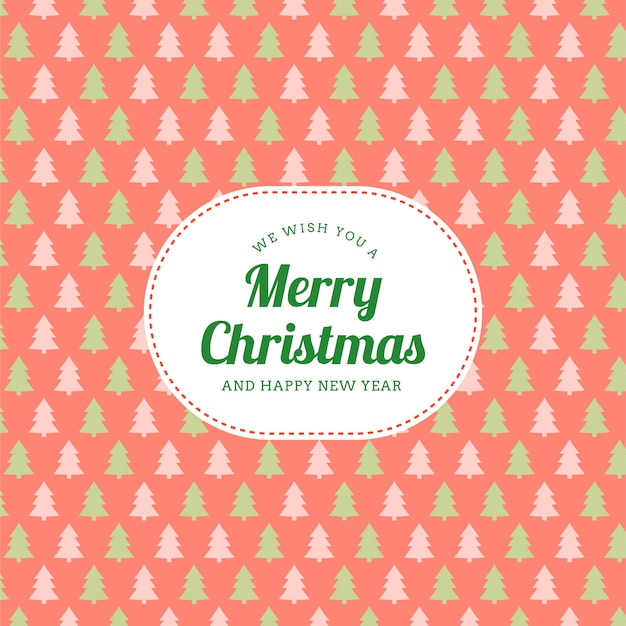 Free vector christmas greetings background