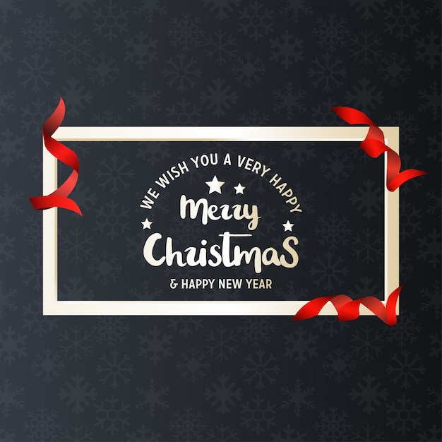 クリスマスの挨拶カード