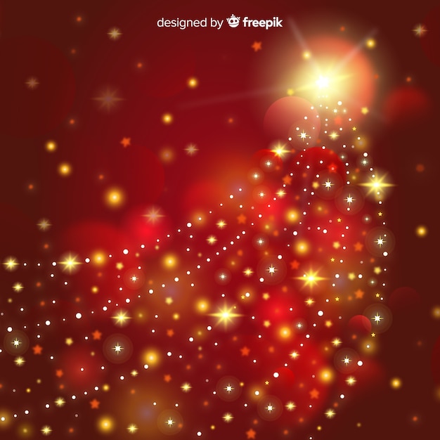 Christmas guiding star background
