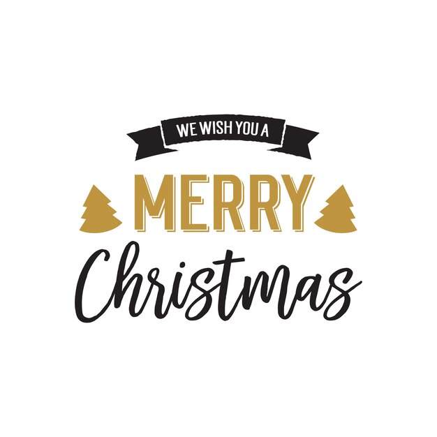 Christmas holiday lettering