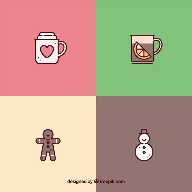 Christmas icons pack