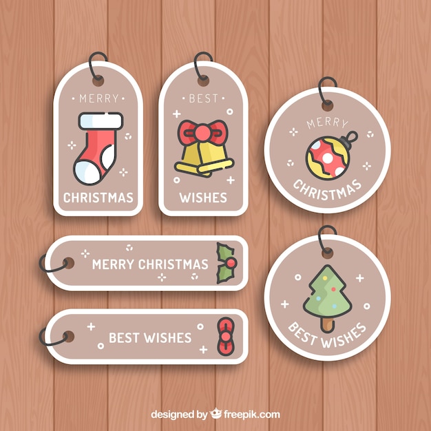 Christmas labels collection