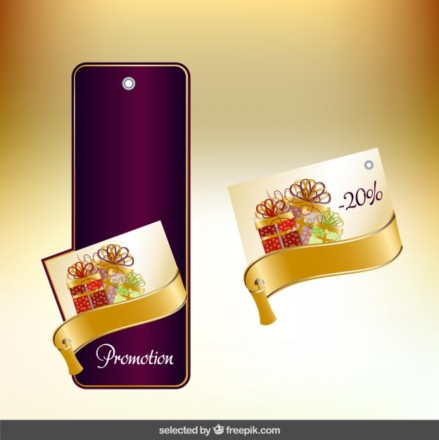 मुफ़्त वेक्टर christmas labels pack