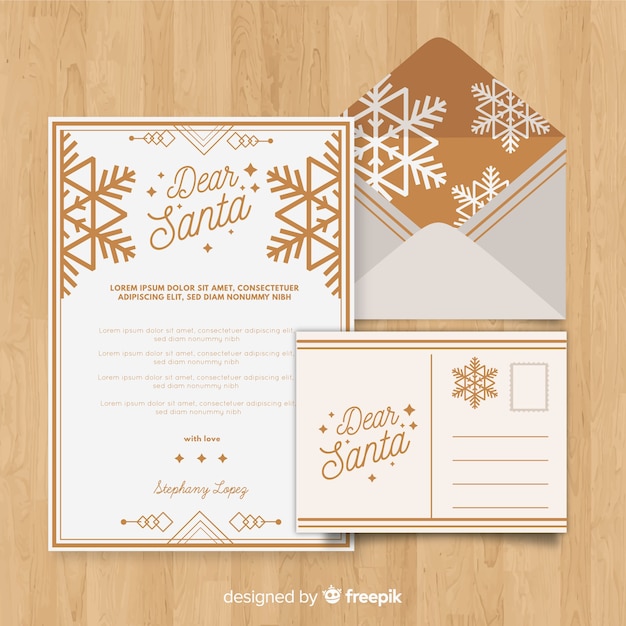 Christmas letter template