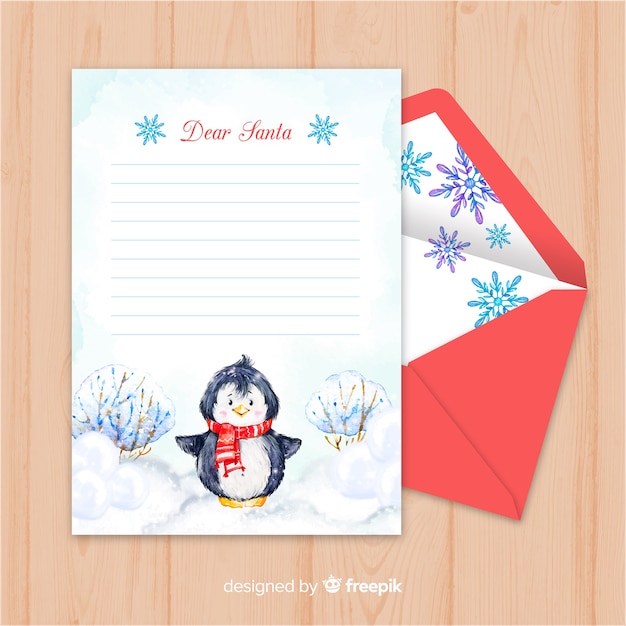 Christmas letter template