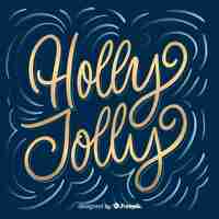 Free vector christmas lettering