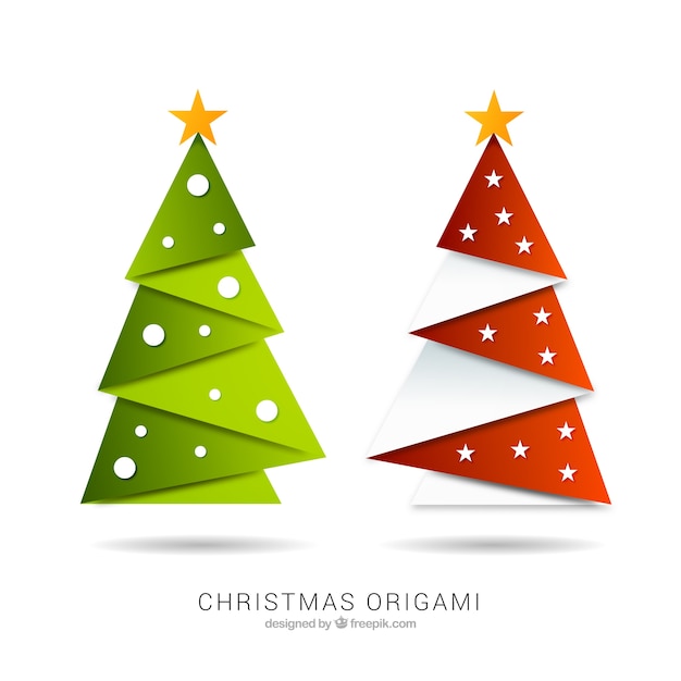 Christmas origami