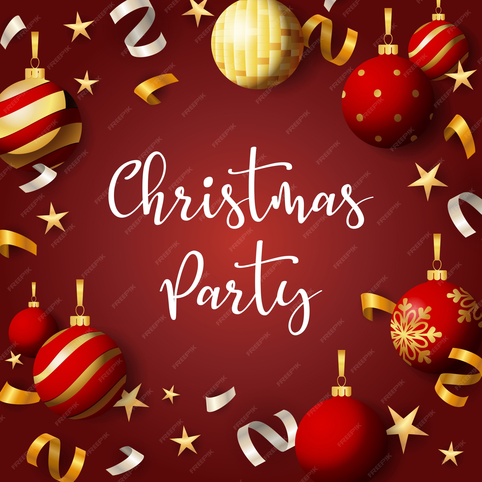 Christmas Party Background