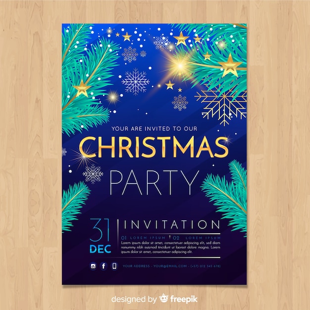 Christmas party banner