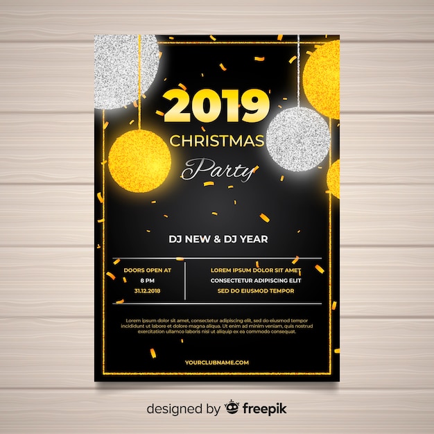 Christmas party banner