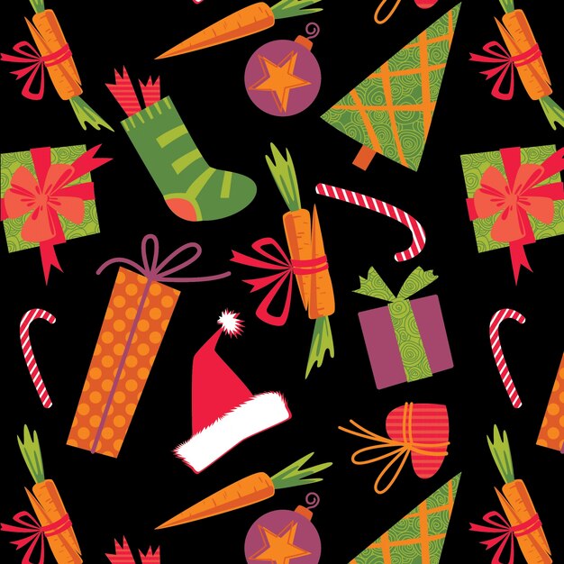 Christmas pattern background