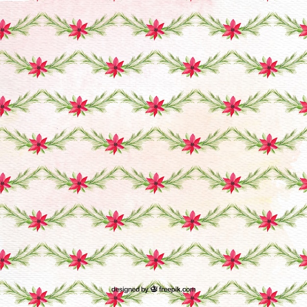 Free vector christmas pattern design