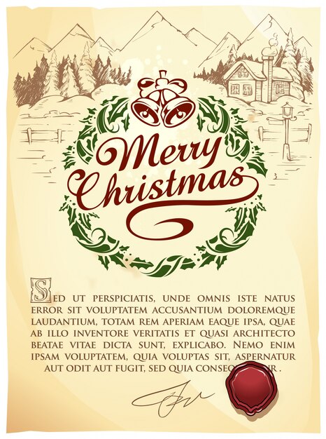 christmas poster design