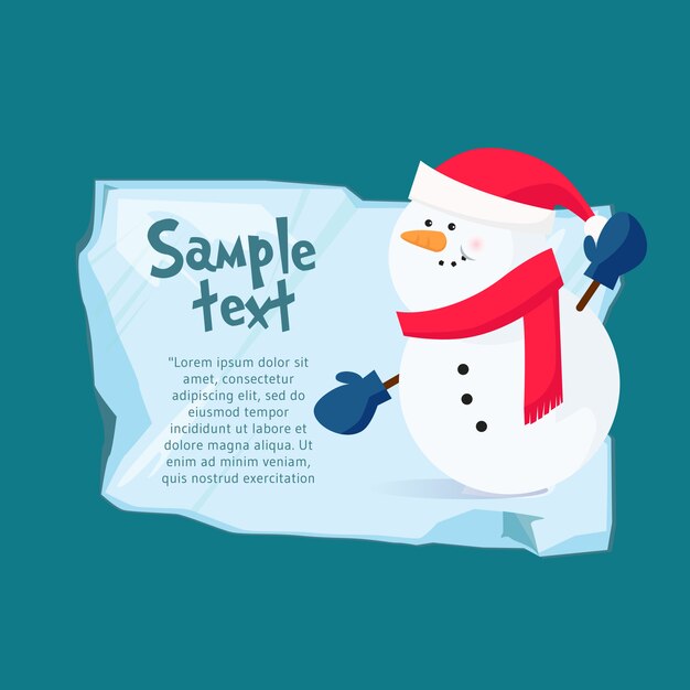 Christmas poster template