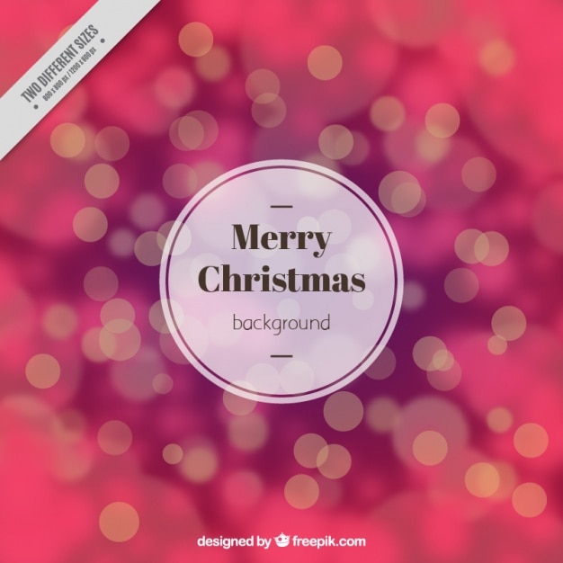 Free Vector christmas red bokeh background