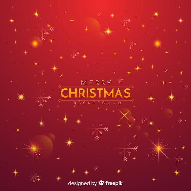 Christmas red twinkle background