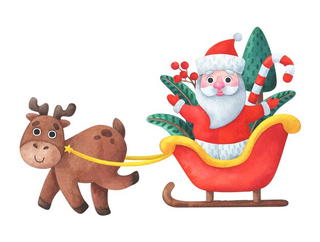 サンタ 小人 赤い鼻のトナカイのクリスマスキャラクター プレミアムベクター サンタ 小人 赤い鼻のトナカイのクリスマスキャラクター プレミアムベクター