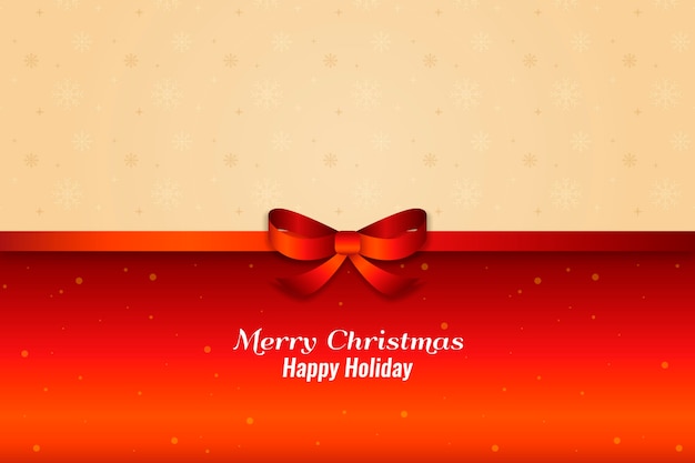 Free vector christmas ribbon background concept