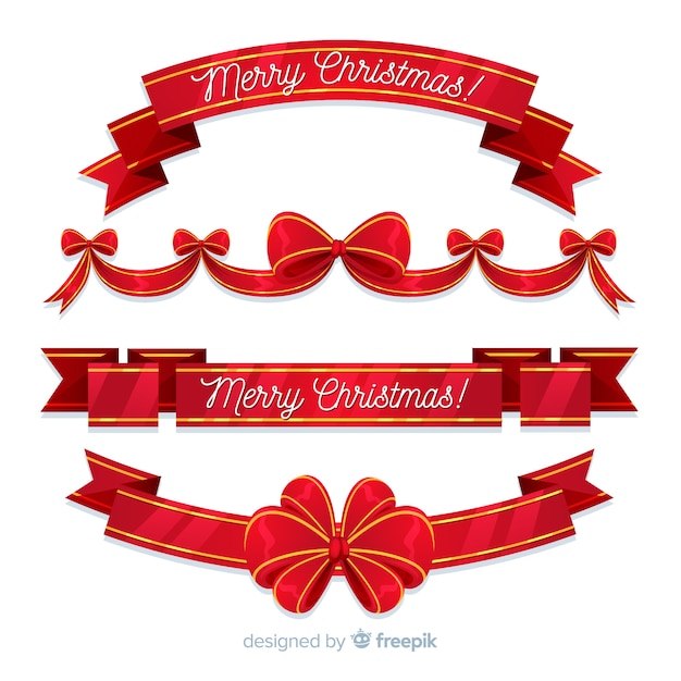 Christmas Ribbon Images - Free Download on Freepik