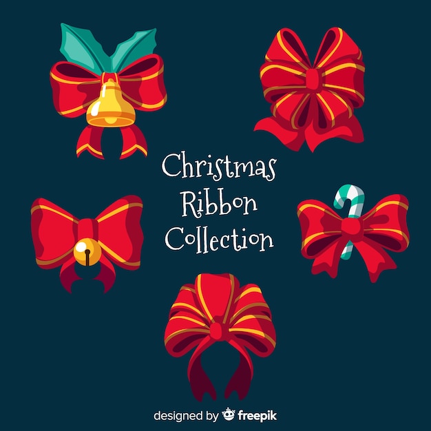 Christmas ribbons collection