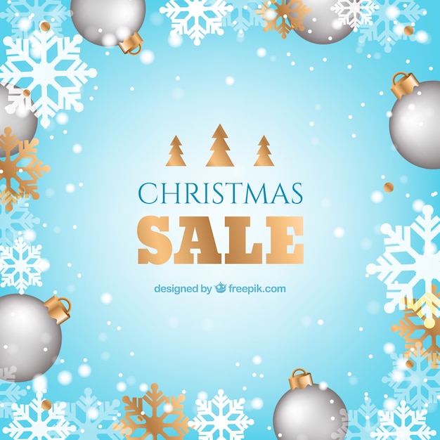 Christmas sale background