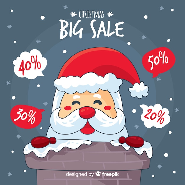 Christmas sale background