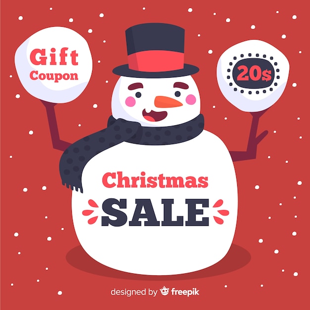 Christmas sale background