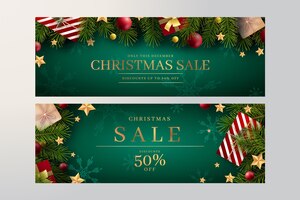 christmas sale banner pack
