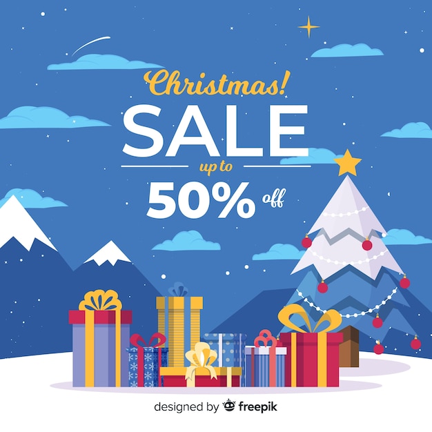 Christmas sale banner