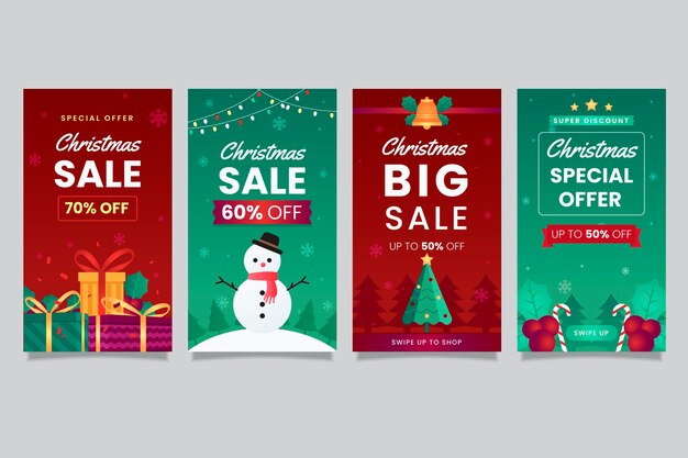 Christmas sale instagram story collection