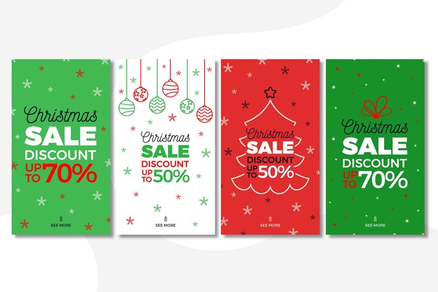 Christmas sale instagram story collection