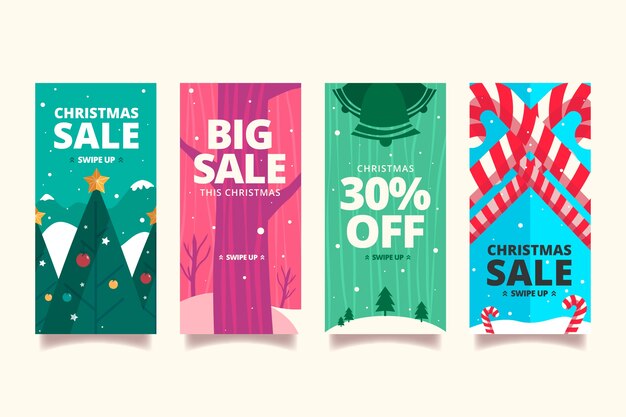 Christmas sale instagram story collection