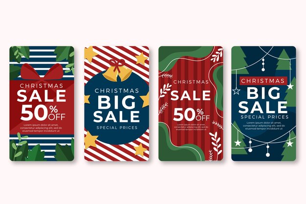 Christmas sale instagram story collection