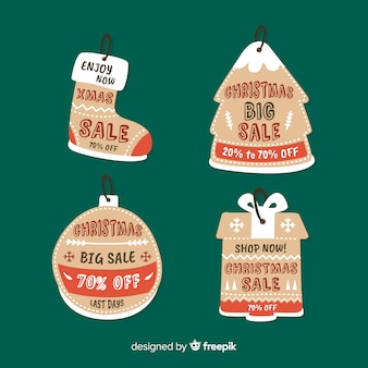 Christmas sale tag collection