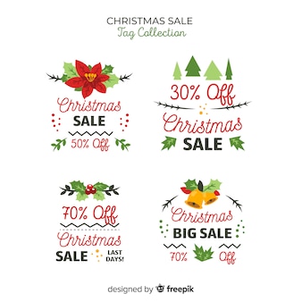 Christmas sale tag collection