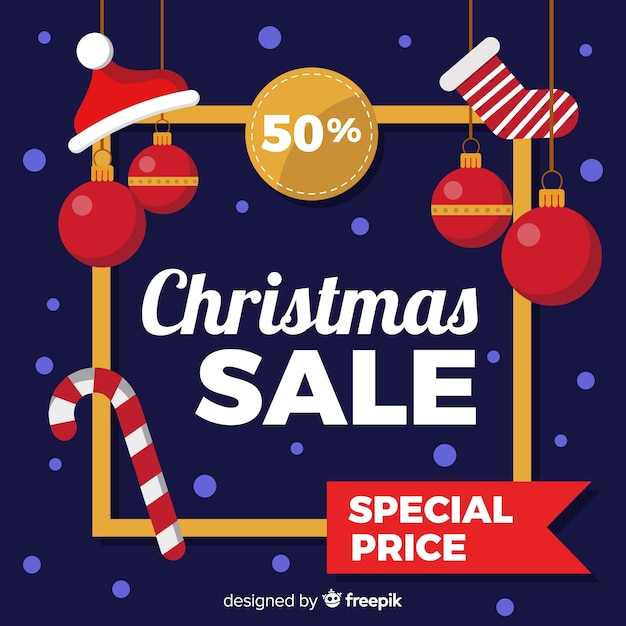 Christmas sales banner