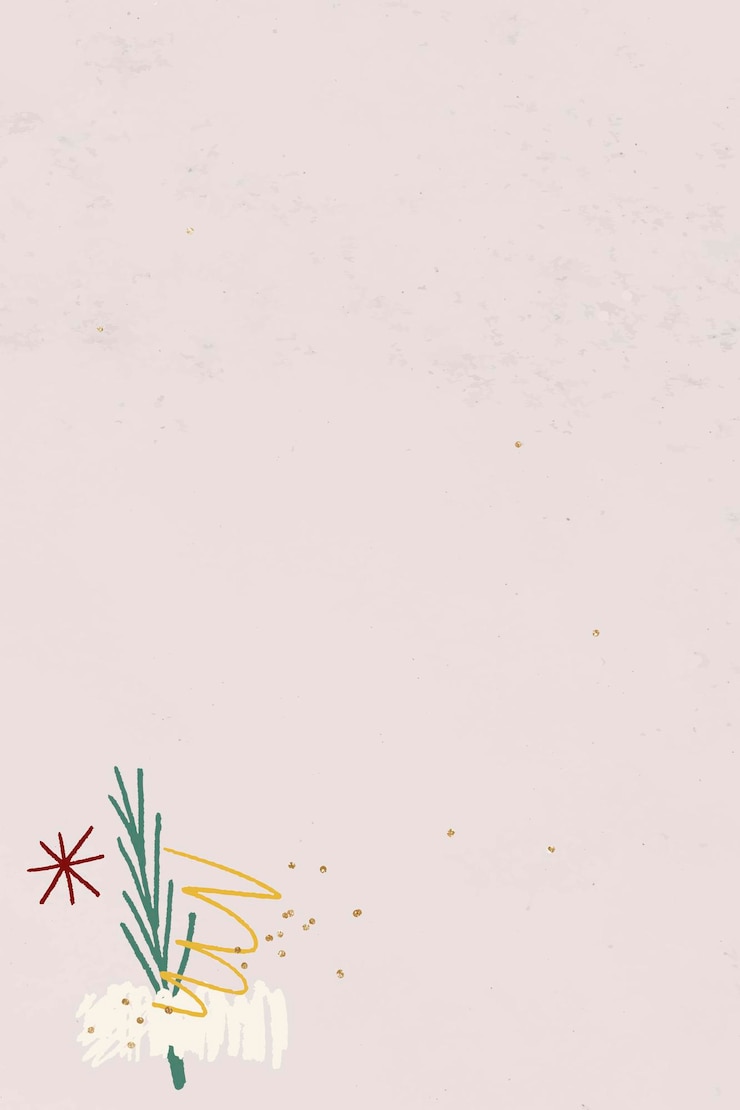 Free Vector christmas scribble pattern background vector