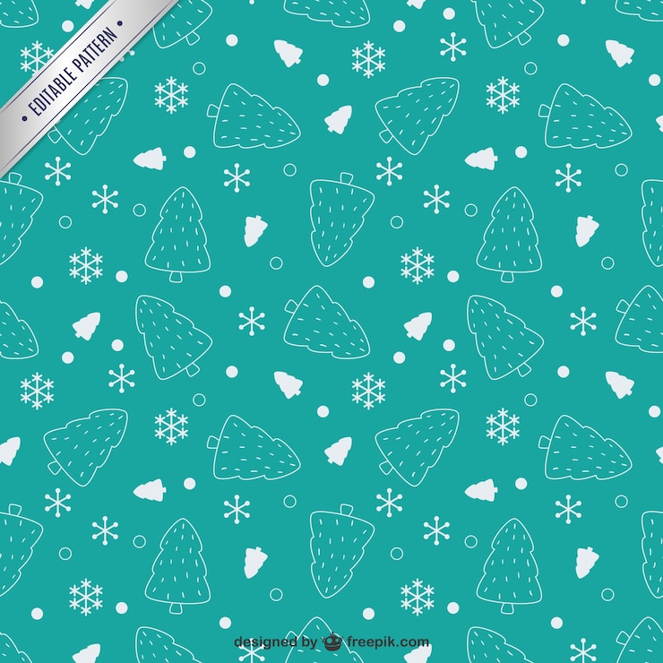 Free Vector christmas seamless pattern