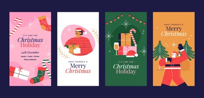 christmas season celebration instagram stories collection