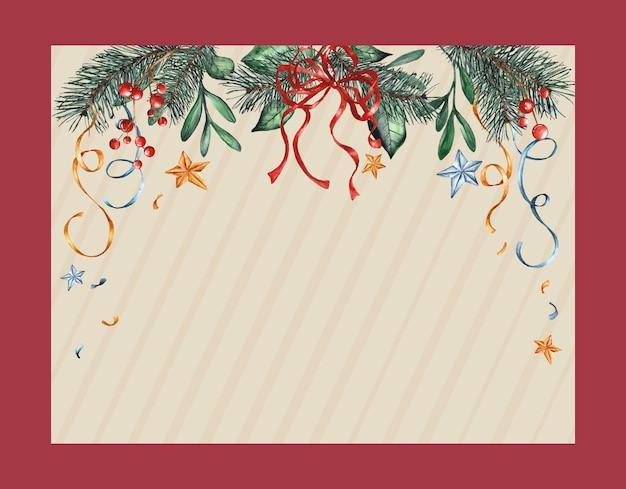 Free vector christmas season celebration photocall template