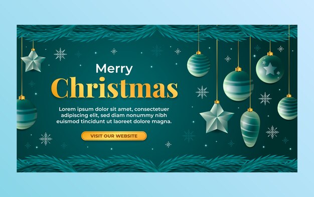 Christmas season celebration social media post template