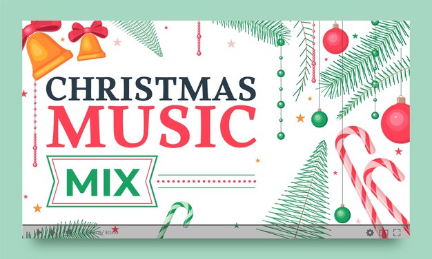 christmas season celebration youtube thumbnail