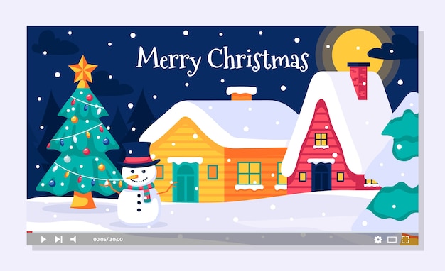 Christmas season celebration youtube thumbnail