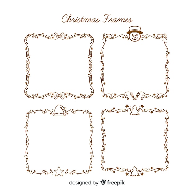 Christmas simple frame pack