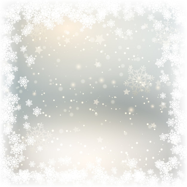 Christmas snowflake background 