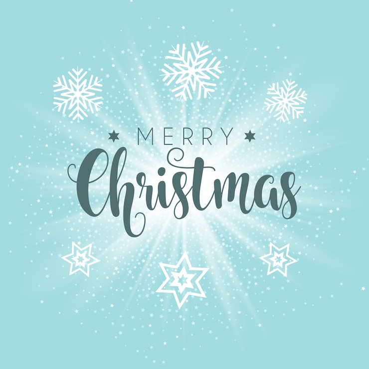 Free Vector christmas snowflake background
