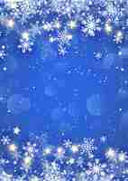 Free vector christmas snowflakes and stars